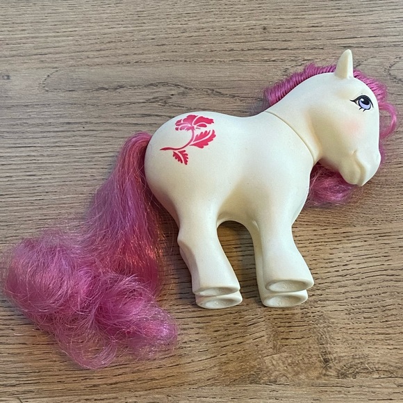 Rose June Birth Flower Pony Mail Order My Little Pony MLP G1 1985 Hasbro Poppy - Picture 3 of 5
